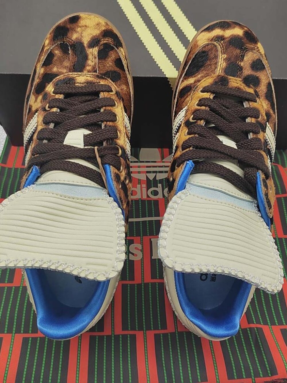 Adidas Wales Bonner x Samba Pony Leopard Sneaker - Picture 3 of 11